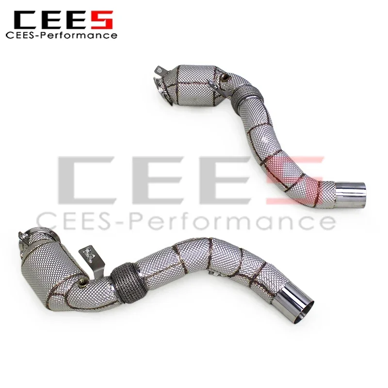cees Catted Downpipe for BMW M550/M550i G30/N63 4.4TT 2017-2022 SUS304 Performance 100/200/300Cell Catalyst Pipe Exhaust System
cees Catted Downpipe for BMW M550/M550i G30/N63 4.4TT 2017-2022 SUS304 Performance 100/200/300Cell Catalyst Pipe Exhaust System