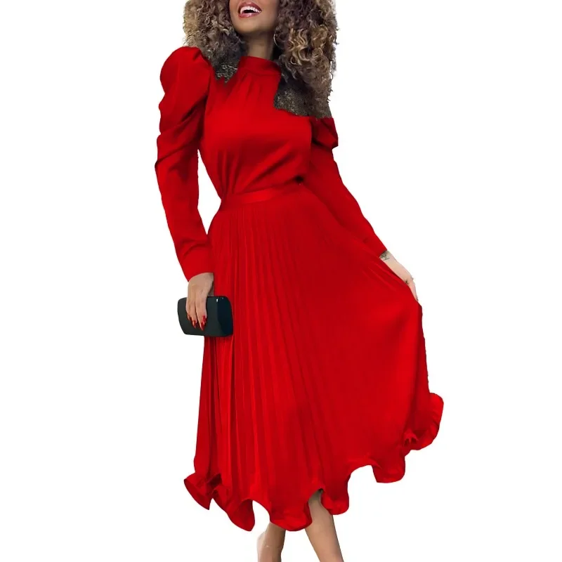Dashiki African Clothes for Women Autumn Sexy African Long Sleeve O-neck Pleat 2 Piece Top Skirt Matching Sets African Clothing
Dashiki African Clothes for Women Autumn Sexy African Long Sleeve O-neck Pleat 2 Piece Top Skirt Matching Sets African Clothing