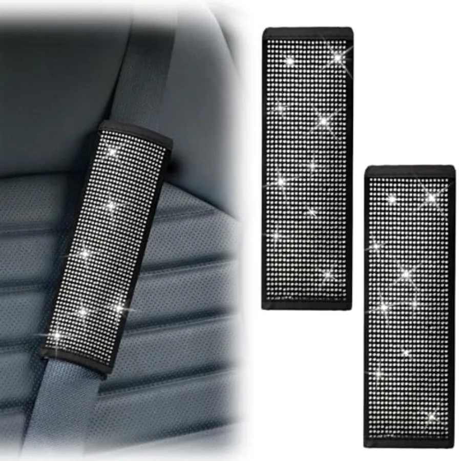 2 PCS Bling Car Seat Belt Shoulder Pads, Bling Seat Belt Covers with Bling Rhinestones, Car Accessories Seatbelt Strap Pad with
2 PCS Bling Car Seat Belt Shoulder Pads, Bling Seat Belt Covers with Bling Rhinestones, Car Accessories Seatbelt Strap Pad with