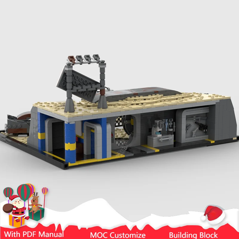 Creative City Series MOC Building Blocks 1630 PCS Doomsday Shelter Model Bricks Kids Educational DIY Assembly Toy Christmas Gift
Creative City Series MOC Building Blocks 1630 PCS Doomsday Shelter Model Bricks Kids Educational DIY Assembly Toy Christmas Gift