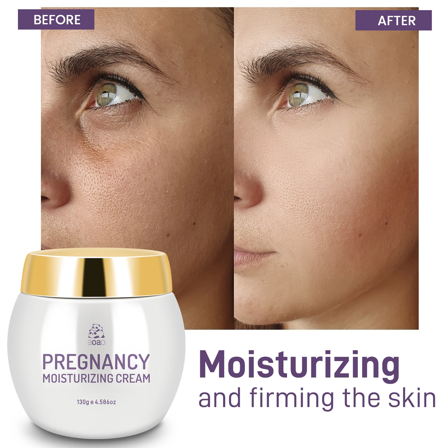 Pregnancy Moisturizing Cream - Hypoallergenic Facial Moisturizer with Ceramide, Collagen, Oat, Jojoba Oil for All Skin Types
Pregnancy Moisturizing Cream - Hypoallergenic Facial Moisturizer with Ceramide, Collagen, Oat, Jojoba Oil for All Skin Types