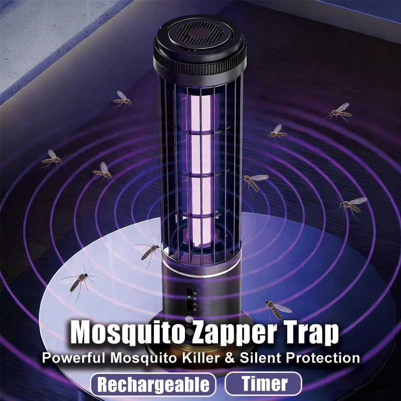 Rechargeable Portable Mosquito Killer Lamp LED UV Suction Trap No Radiation for Camping Home Bedroom Office Indoor Insect Killer
Rechargeable Portable Mosquito Killer Lamp LED UV Suction Trap No Radiation for Camping Home Bedroom Office Indoor Insect Killer