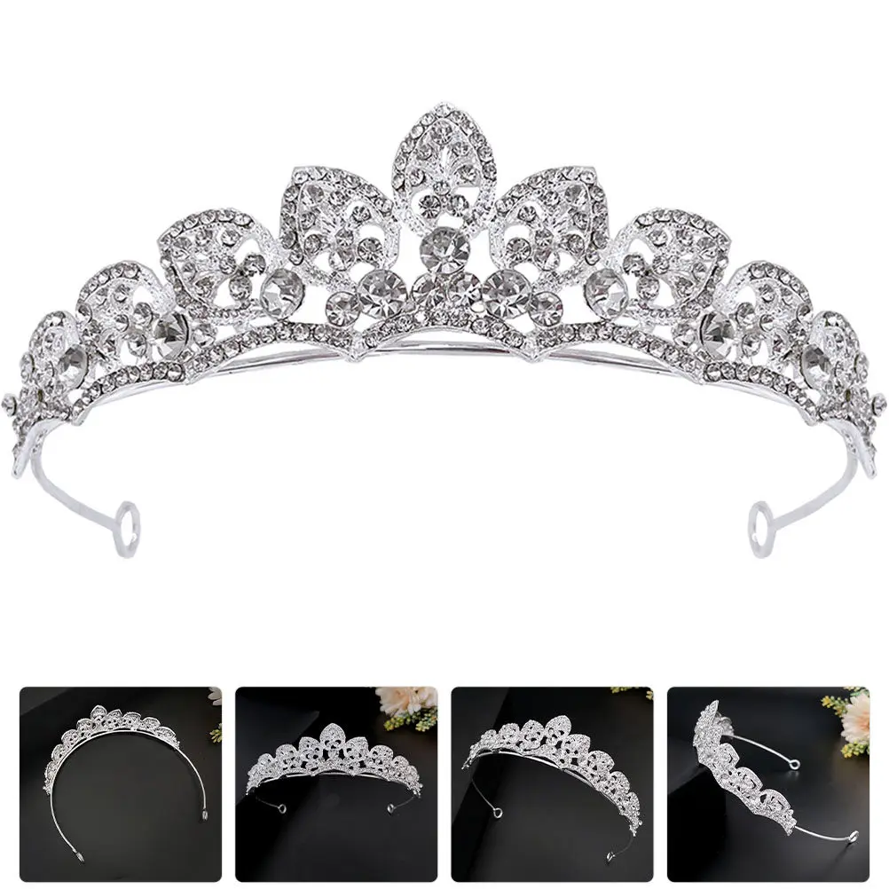 Lightweight Elegant Bridal Tiara Rhinestone Crown Wedding Headdress for Bride Hair Decor Romantic Sparkling Party Photo Event
Lightweight Elegant Bridal Tiara Rhinestone Crown Wedding Headdress for Bride Hair Decor Romantic Sparkling Party Photo Event