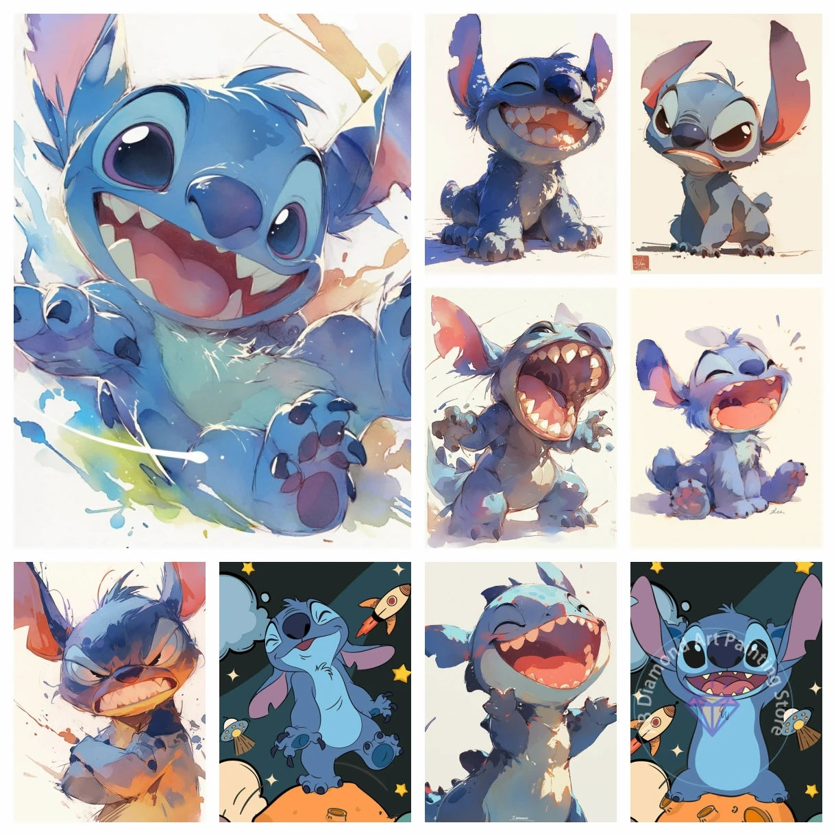 Disney Stitch DIY AB Diamond Painting Art Painting Set New Mosaic Embroidery Cross Stitch Home Decor Children's Gift
Disney Stitch DIY AB Diamond Painting Art Painting Set New Mosaic Embroidery Cross Stitch Home Decor Children's Gift