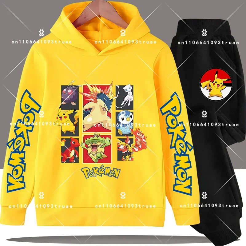 Sporty Boys' Shirt for Girls and Casual Top for Boys 2026 New Pikachu Cartoon Print Pikachu Kids Hoodie Set for Boys and Girls
Sporty Boys' Shirt for Girls and Casual Top for Boys 2026 New Pikachu Cartoon Print Pikachu Kids Hoodie Set for Boys and Girls