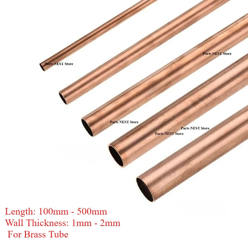 Hollow Round for Brass Tube Copper Straight Outer Diameter 2~20mm Inner Diameter 1~18mm Copper Metal Pipe Length 100mm~500mm
Hollow Round for Brass Tube Copper Straight Outer Diameter 2~20mm Inner Diameter 1~18mm Copper Metal Pipe Length 100mm~500mm