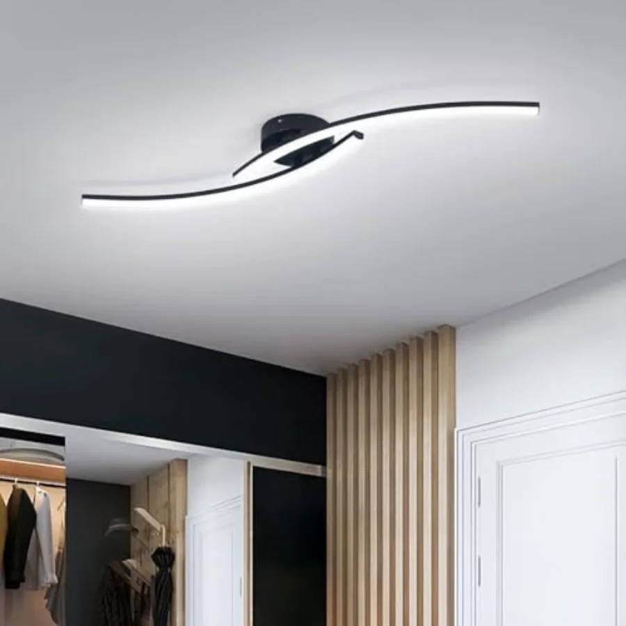 Modern LED Ceiling Light 22W Black Linear Ceiling Lights Fixture 6000K Aluminum 31.4Inch Long Flush Mount Ceiling Light Fixture
Modern LED Ceiling Light 22W Black Linear Ceiling Lights Fixture 6000K Aluminum 31.4Inch Long Flush Mount Ceiling Light Fixture