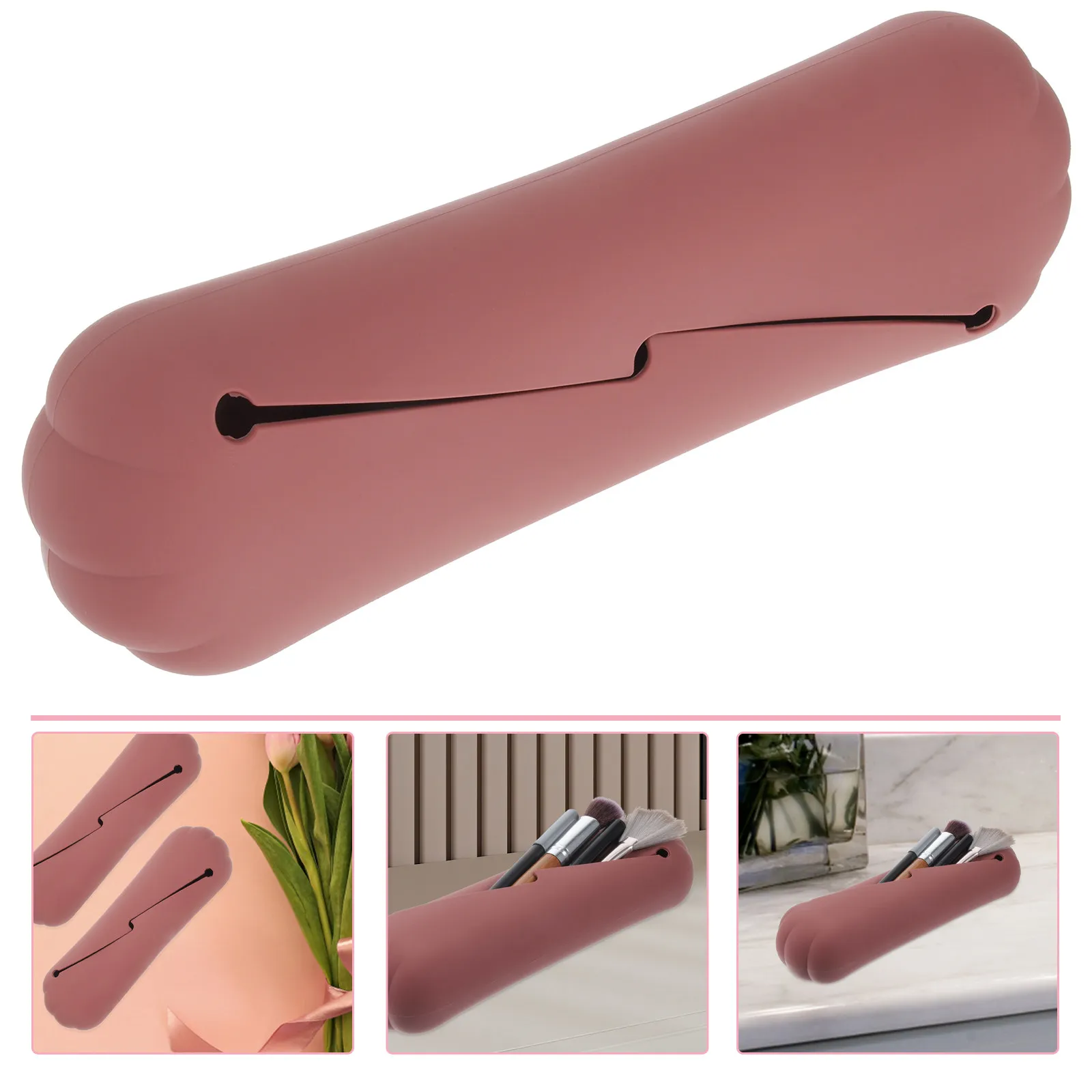 Силиконовый держатель для кистей для макияжа, дорожный размер, коробка для хранения кистей для теней, портативный органайзер, легкий, износостойкий.
Силиконовый держатель для кистей для макияжа, дорожный размер, коробка для хранения кистей для теней, портативный органайзер, легкий, износостойкий.