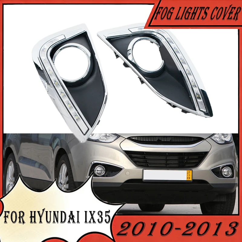 For Hyundai IX35 2010 2011 2012 2013 12V DRL Daytime Running Lights Running Lights Light Front Bumper Fog Lights Cover No Bulb
For Hyundai IX35 2010 2011 2012 2013 12V DRL Daytime Running Lights Running Lights Light Front Bumper Fog Lights Cover No Bulb