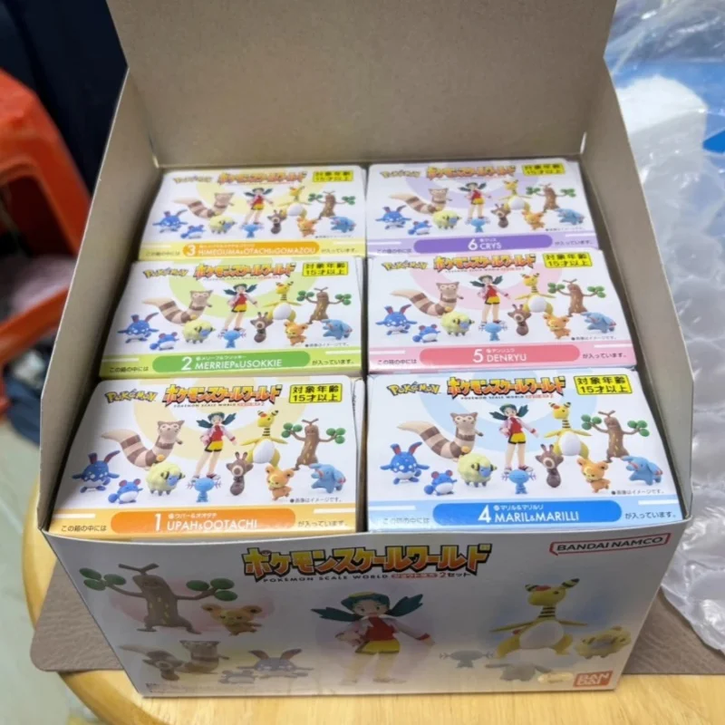 Bandai Original Scale World Pokemon Johto Region 2 Sudowoodo Mareep Marill Azumarill Ampharos Kris Teddiursa Anime Figures Toys
Bandai Original Scale World Pokemon Johto Region 2 Sudowoodo Mareep Marill Azumarill Ampharos Kris Teddiursa Anime Figures Toys