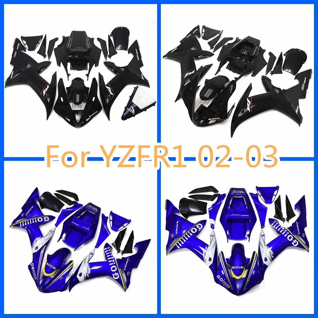 OEM Bodywork for YAMAHA YZF R1 1000CC YZF-1000 YZF-R1 02 03 Body Gloss black YZF1000 YZFR1 2002 2003 02 03 Motorcycle Fairing
OEM Bodywork for YAMAHA YZF R1 1000CC YZF-1000 YZF-R1 02 03 Body Gloss black YZF1000 YZFR1 2002 2003 02 03 Motorcycle Fairing