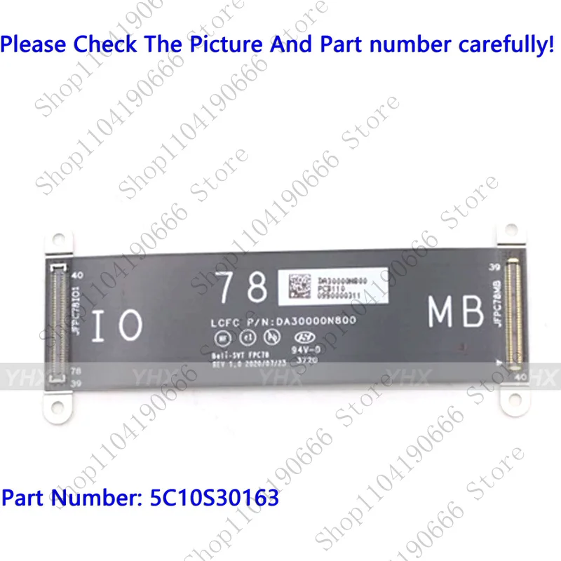 BD New 5C10S30163 для Lenovo YOGA Slim 9-14ITL05 USB-разъемный кабель. 
BD New 5C10S30163 для Lenovo YOGA Slim 9-14ITL05 USB-разъемный кабель.