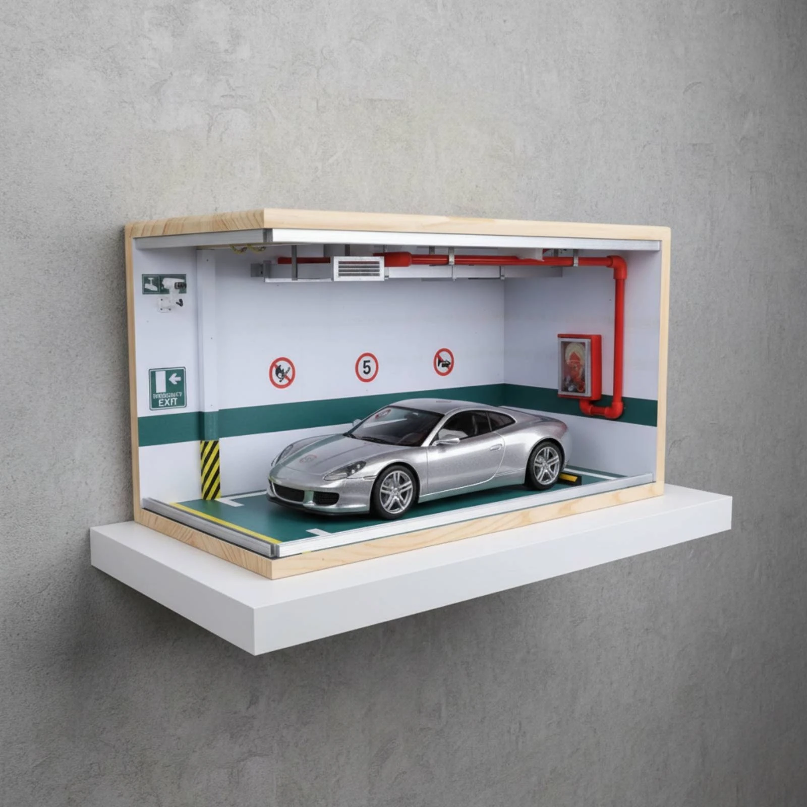 1:18 Scale Parking Garage Easy Assembly Mini Underground Parking Lot Diecast Car Display Garage Space Saving for Shelf
1:18 Scale Parking Garage Easy Assembly Mini Underground Parking Lot Diecast Car Display Garage Space Saving for Shelf