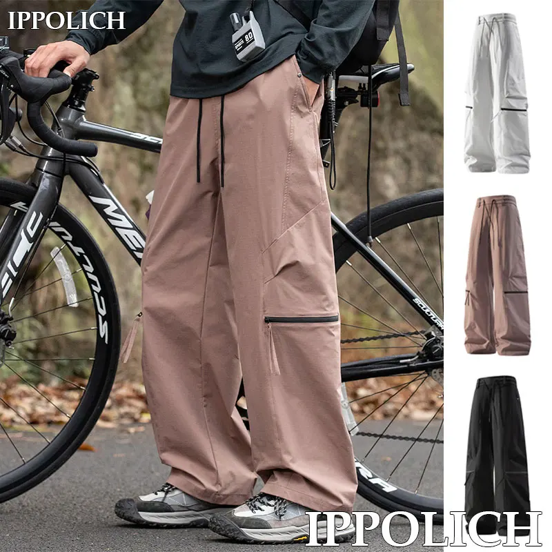 Running Sports Trousers Outdoor Travel Casual Trousers Drawstring Design Multi-pocket Autumn Men Female Casual Work Trousers 
Running Sports Trousers Outdoor Travel Casual Trousers Drawstring Design Multi-pocket Autumn Men Female Casual Work Trousers