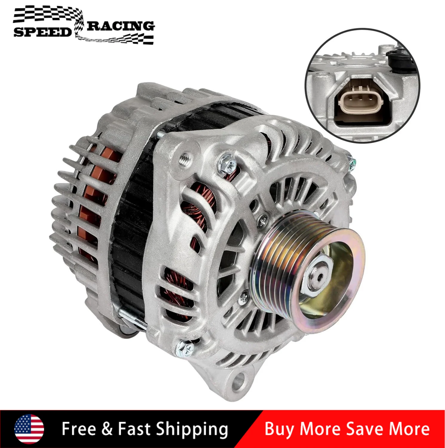 23100-JK01A A003TJ1991A 90-27-3384 Генератор переменного тока 3,5 л для Infiniti 2008-2010 EX35 G37 2009-2010 FX35 M35 Nissan 370Z Sliver
23100-JK01A A003TJ1991A 90-27-3384 Генератор переменного тока 3,5 л для Infiniti 2008-2010 EX35 G37 2009-2010 FX35 M35 Nissan 370Z Sliver