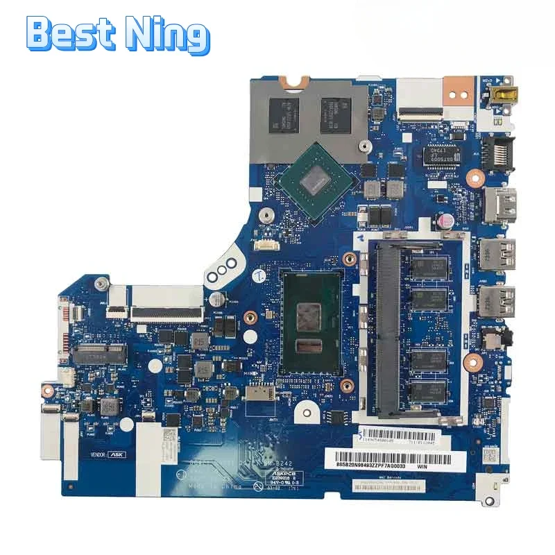 For Lenovo IdeaPad 320-15IKB Motherboard NM-B242 Mainboard with CPU I3-7100U 4G
For Lenovo IdeaPad 320-15IKB Motherboard NM-B242 Mainboard with CPU I3-7100U 4G