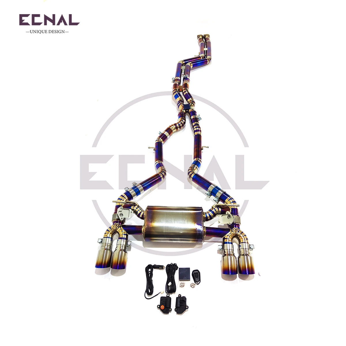 Выхлопная система Ecnal Exhaust Valved Catback для BMW F87 M2C S55 3.0T 2015-2020 с X-образным патрубком и глушителем с клапаном
Выхлопная система Ecnal Exhaust Valved Catback для BMW F87 M2C S55 3.0T 2015-2020 с X-образным патрубком и глушителем с клапаном