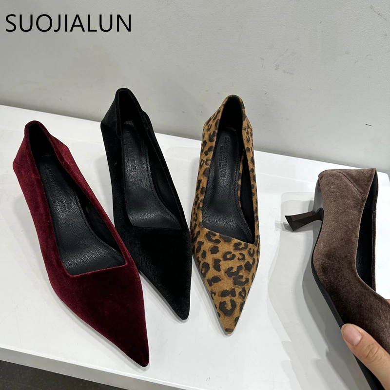 SUOJIALUN Autumn Women Pumps Shoes Fashion Pointed Toe Shallow Slip On Ladies Eelegant Boat Shoes Thin High Heel Dress Single Sh
SUOJIALUN Autumn Women Pumps Shoes Fashion Pointed Toe Shallow Slip On Ladies Eelegant Boat Shoes Thin High Heel Dress Single Sh