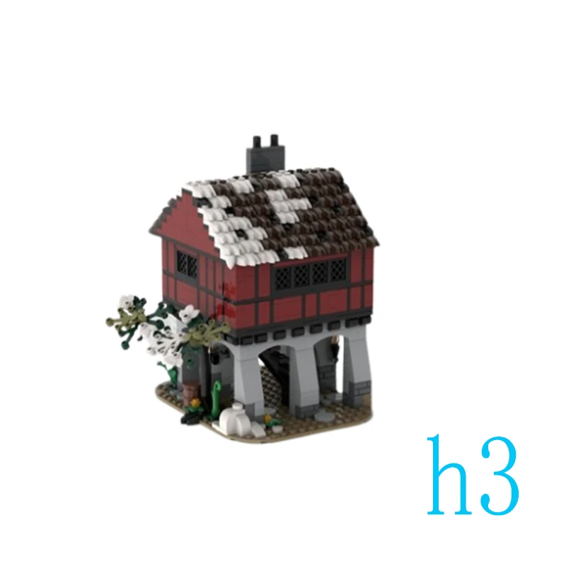 Spot MOC-167832 694pcs medieval building barn small particle assembly building blocks educational toy model ornaments gift set
Spot MOC-167832 694pcs medieval building barn small particle assembly building blocks educational toy model ornaments gift set