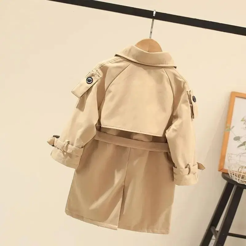 Girls' British Style Windbreaker Jacket Mid-Length Fashionable Children's Spring Autumn Trench CoatNew Style
Girls' British Style Windbreaker Jacket Mid-Length Fashionable Children's Spring Autumn Trench CoatNew Style