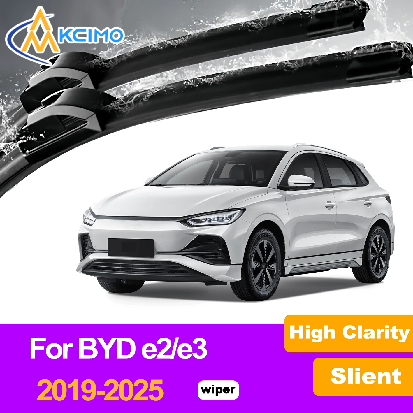 Silent Black Front Wiper Blades Set for BYD BYD e2 e3 2019-2025 2020 2021 Auto Windscreen Windshield Window Wiper Accessories
Silent Black Front Wiper Blades Set for BYD BYD e2 e3 2019-2025 2020 2021 Auto Windscreen Windshield Window Wiper Accessories