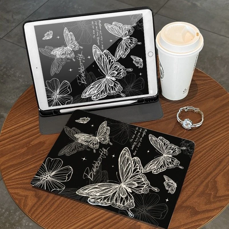 IPad Cover for IPad Air 6 Case 10th Gen Air 5th 4th 10.9 Pro11 2nd 3rd 4th IPad 10.2 7th 9th 8th 9.7 5th 6th Gen Black Butterfly
IPad Cover for IPad Air 6 Case 10th Gen Air 5th 4th 10.9 Pro11 2nd 3rd 4th IPad 10.2 7th 9th 8th 9.7 5th 6th Gen Black Butterfly