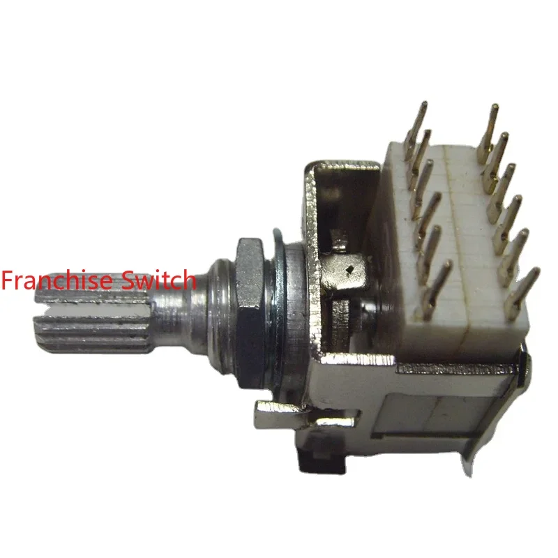 10PCS Band Switch Rotary Gear Signal Transfer 2 Rows 5 Gears 187 Floral Axis
10PCS Band Switch Rotary Gear Signal Transfer 2 Rows 5 Gears 187 Floral Axis