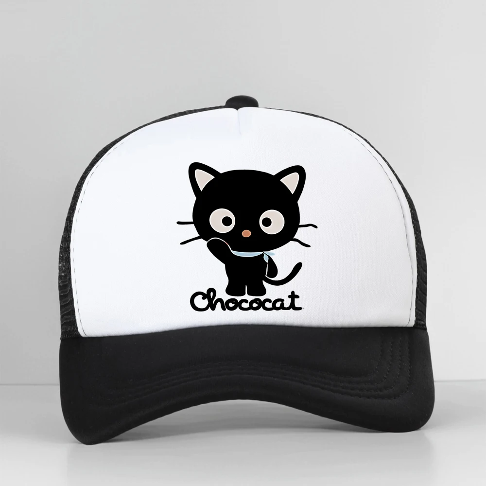 Chocolate Cat Print Baseball Cap Fashion Casual Adjustable Sun Hat Summer Outdoor Sports Mesh Trucker Caps
Chocolate Cat Print Baseball Cap Fashion Casual Adjustable Sun Hat Summer Outdoor Sports Mesh Trucker Caps