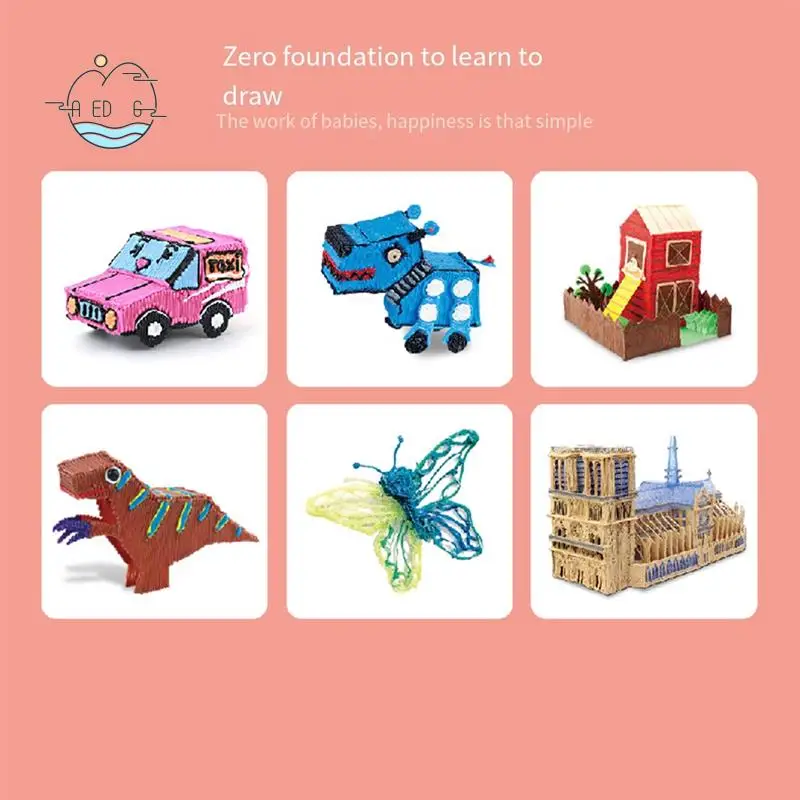 AED6-3D Printing Pen DIY Painting Children Fun Camouflage With LCD Screen Compatible PLA Filament 3D Printing Pen
AED6-3D Printing Pen DIY Painting Children Fun Camouflage With LCD Screen Compatible PLA Filament 3D Printing Pen