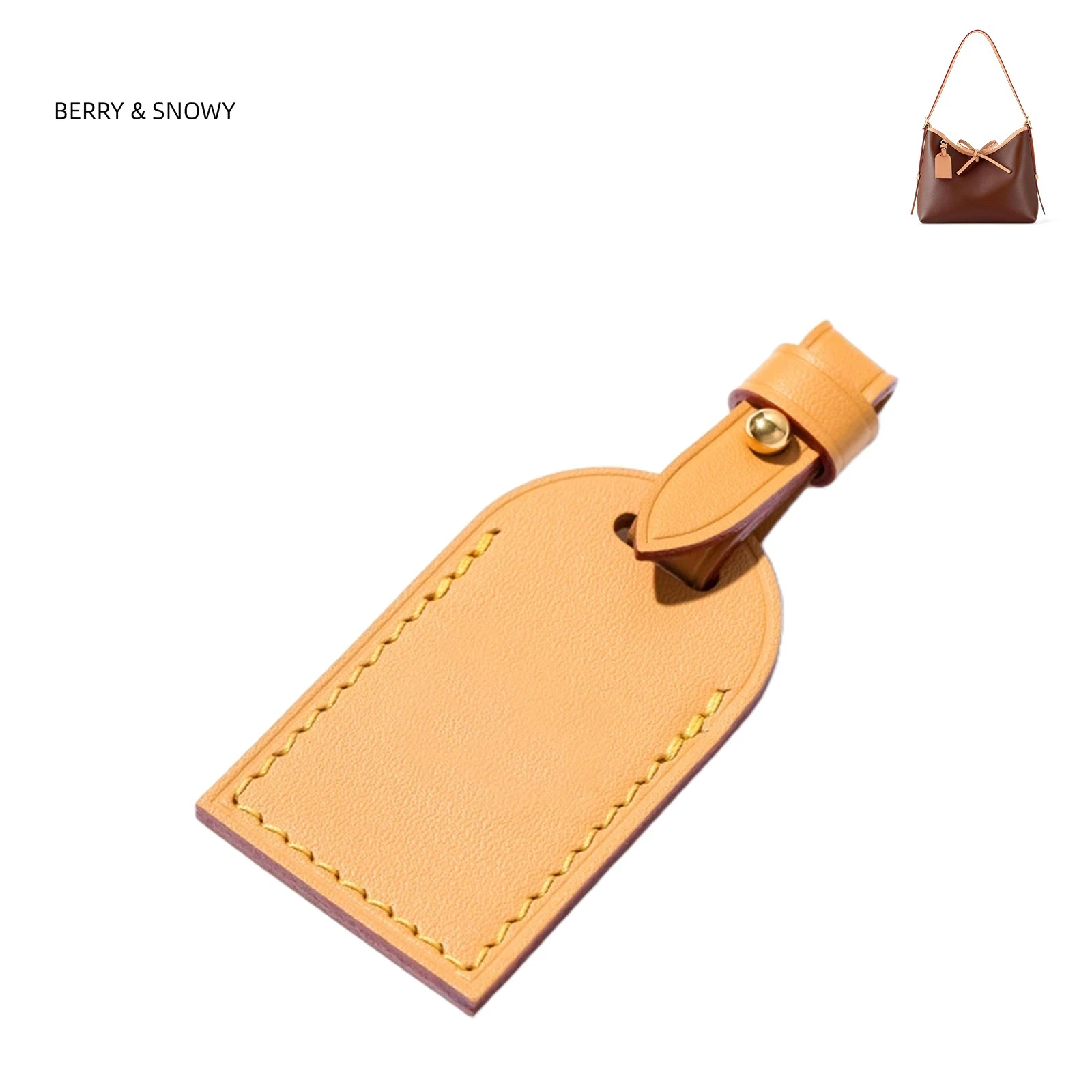 Berry&Snowy Genuine Vachetta Leather Luggage Tags Replacement for LV Carryall Bb Bag Custom Luxury Tag
Berry&Snowy Genuine Vachetta Leather Luggage Tags Replacement for LV Carryall Bb Bag Custom Luxury Tag