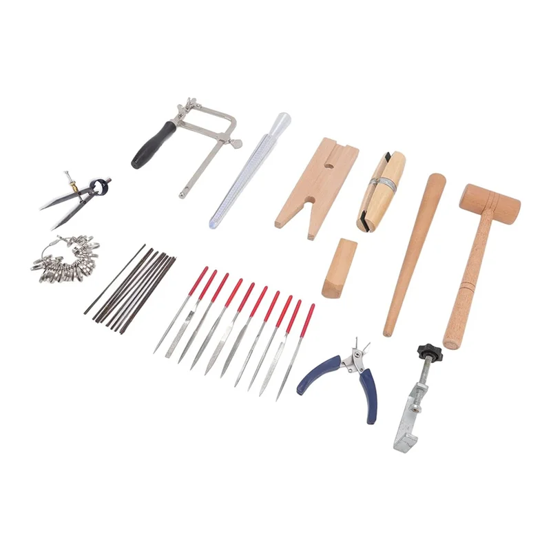 WORTHOWN-Jewelry Making Tools Set With Saw Frame, Cutters, Files - Complete Jewelers Kit For Crafting Rings, Wire Work & More
WORTHOWN-Jewelry Making Tools Set With Saw Frame, Cutters, Files - Complete Jewelers Kit For Crafting Rings, Wire Work & More