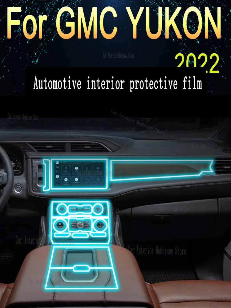 For GMC YUKON (2022) Navigation Center Console Gear Panel Screen TPU Car Interior Protective Film Anti-Scratch Sticker
For GMC YUKON (2022) Navigation Center Console Gear Panel Screen TPU Car Interior Protective Film Anti-Scratch Sticker