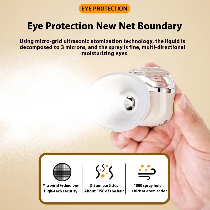 Electric Eye Steamer Sprayer Device Moisturizing Atomizer Water Hot Compress Eyes Soothing Massage Wash Facial Steam Eye Washing
Electric Eye Steamer Sprayer Device Moisturizing Atomizer Water Hot Compress Eyes Soothing Massage Wash Facial Steam Eye Washing