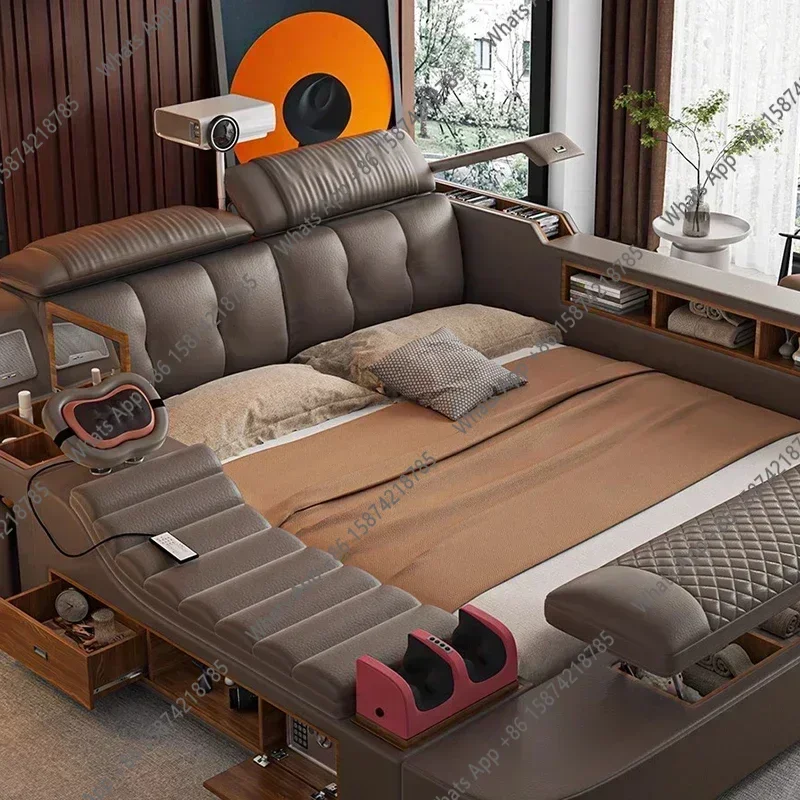 XcN63 Modern Double Bed Girls Design Smart Bedroom Queen King Size Bed Beauty Sleeping Princess Leather Cama Lounge Suite Furnit
XcN63 Modern Double Bed Girls Design Smart Bedroom Queen King Size Bed Beauty Sleeping Princess Leather Cama Lounge Suite Furnit