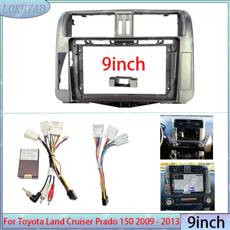 Автомобильный Android-радио стереоплеер, рамка, лицевая панель для Toyota Land Cruiser Prado 150 LC150 2009-2013, панельный шнур питания Canbus
Автомобильный Android-радио стереоплеер, рамка, лицевая панель для Toyota Land Cruiser Prado 150 LC150 2009-2013, панельный шнур питания Canbus