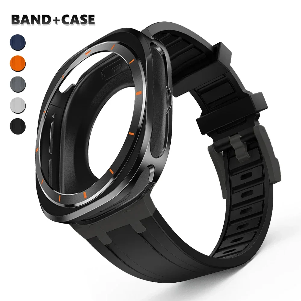 Luxury Case Strap for Samsung Galaxy Watch 7 Ultra 47mm Rubber Band Aluminium Cover For SAMSUNG GALAXY ULTRA 47MM Men Bracelet
Luxury Case Strap for Samsung Galaxy Watch 7 Ultra 47mm Rubber Band Aluminium Cover For SAMSUNG GALAXY ULTRA 47MM Men Bracelet