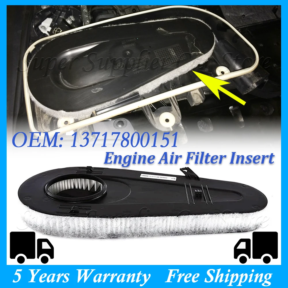 New 1PC Car Engine Air Filter Element Insert For BMW 5' 7' F01 F02 F07 F10 F11 520D 525D 530D 730D 740D 13717800151
New 1PC Car Engine Air Filter Element Insert For BMW 5' 7' F01 F02 F07 F10 F11 520D 525D 530D 730D 740D 13717800151