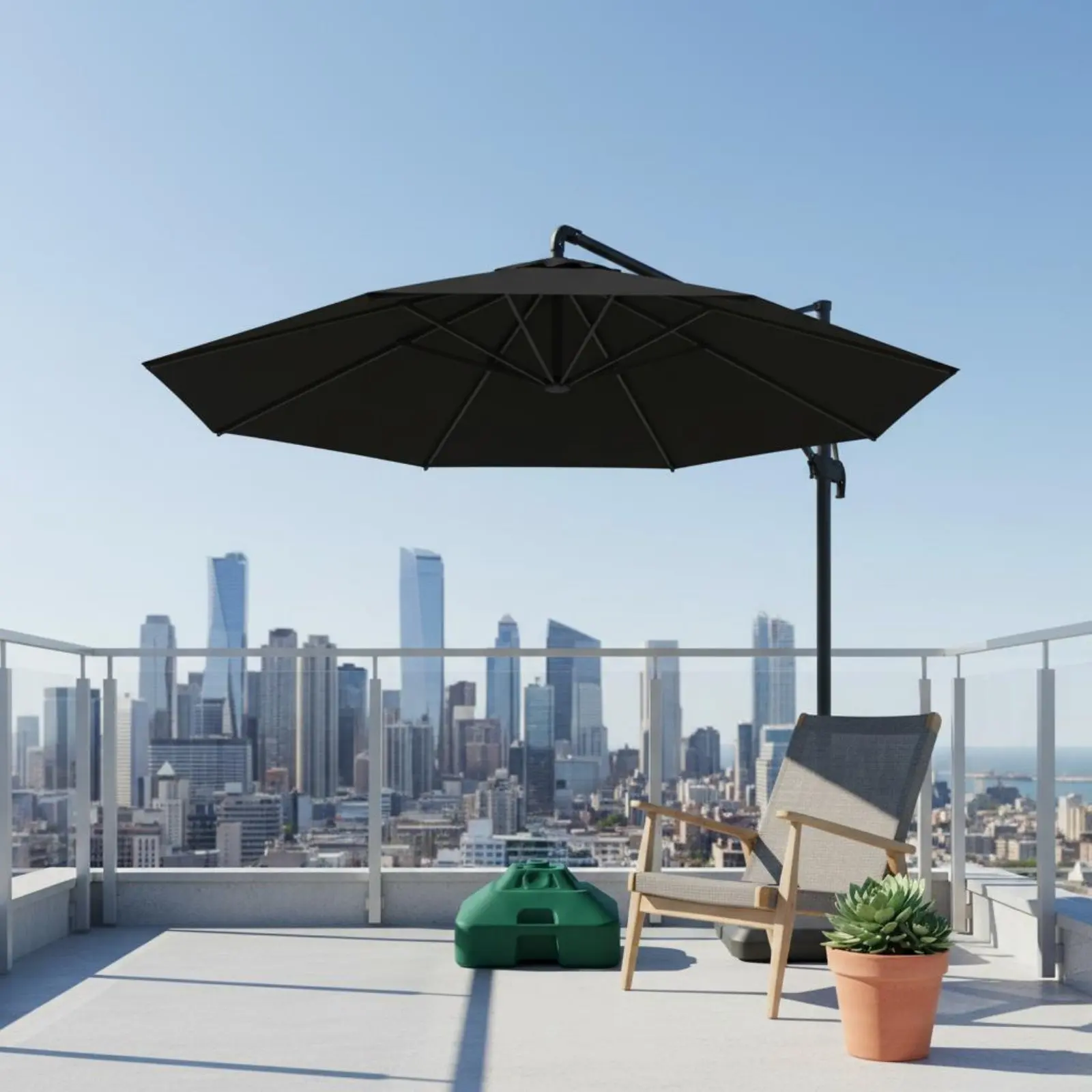 30L Weighted Sunshade Base Universal Fit Water Fillable Umbrella Base Water Filled Umbrella Stand Rustproof for Garden, Backyard
30L Weighted Sunshade Base Universal Fit Water Fillable Umbrella Base Water Filled Umbrella Stand Rustproof for Garden, Backyard