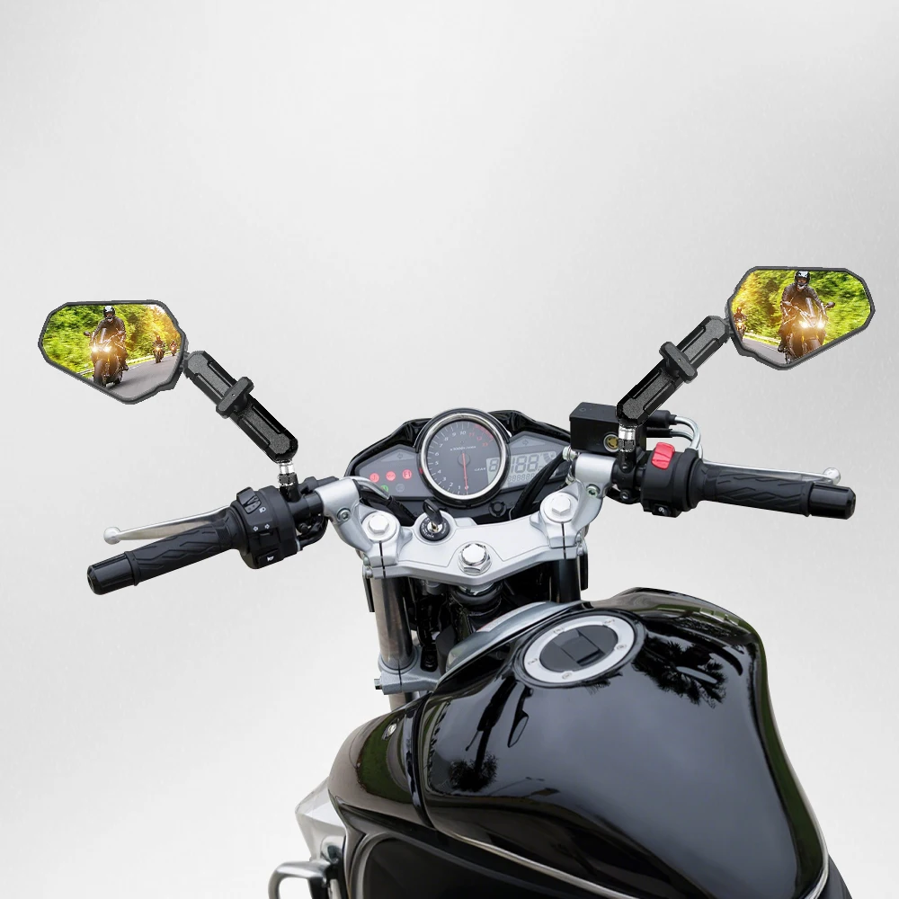 Areyourshop мотоциклетные зеркала заднего вида, складные M8 M10 для приключений, уличных велосипедов, боковые зеркала 
Areyourshop мотоциклетные зеркала заднего вида, складные M8 M10 для приключений, уличных велосипедов, боковые зеркала