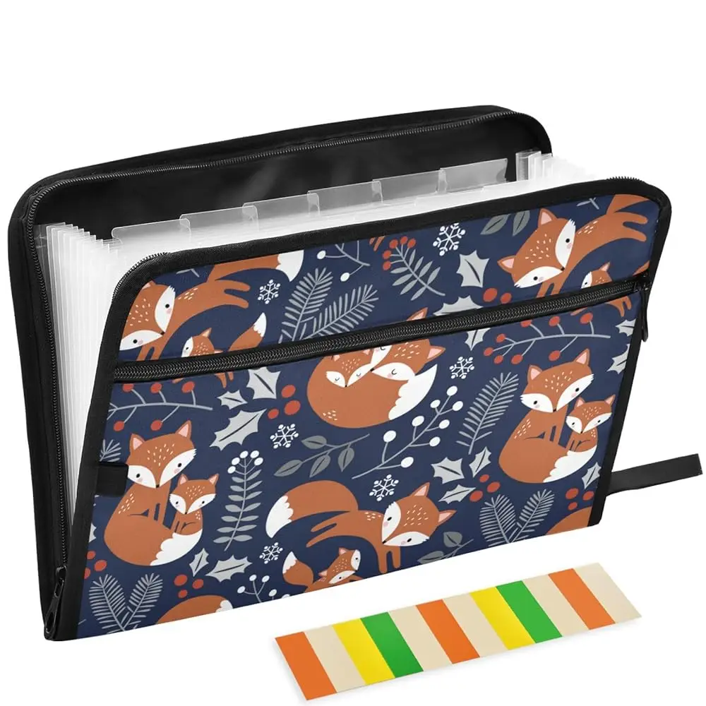 Cute Fox Family Tree Leaves 13 Pockets Expanding File Folder with Sticky Labels Accordion File Folder Document Organizer Let
Cute Fox Family Tree Leaves 13 Pockets Expanding File Folder with Sticky Labels Accordion File Folder Document Organizer Let