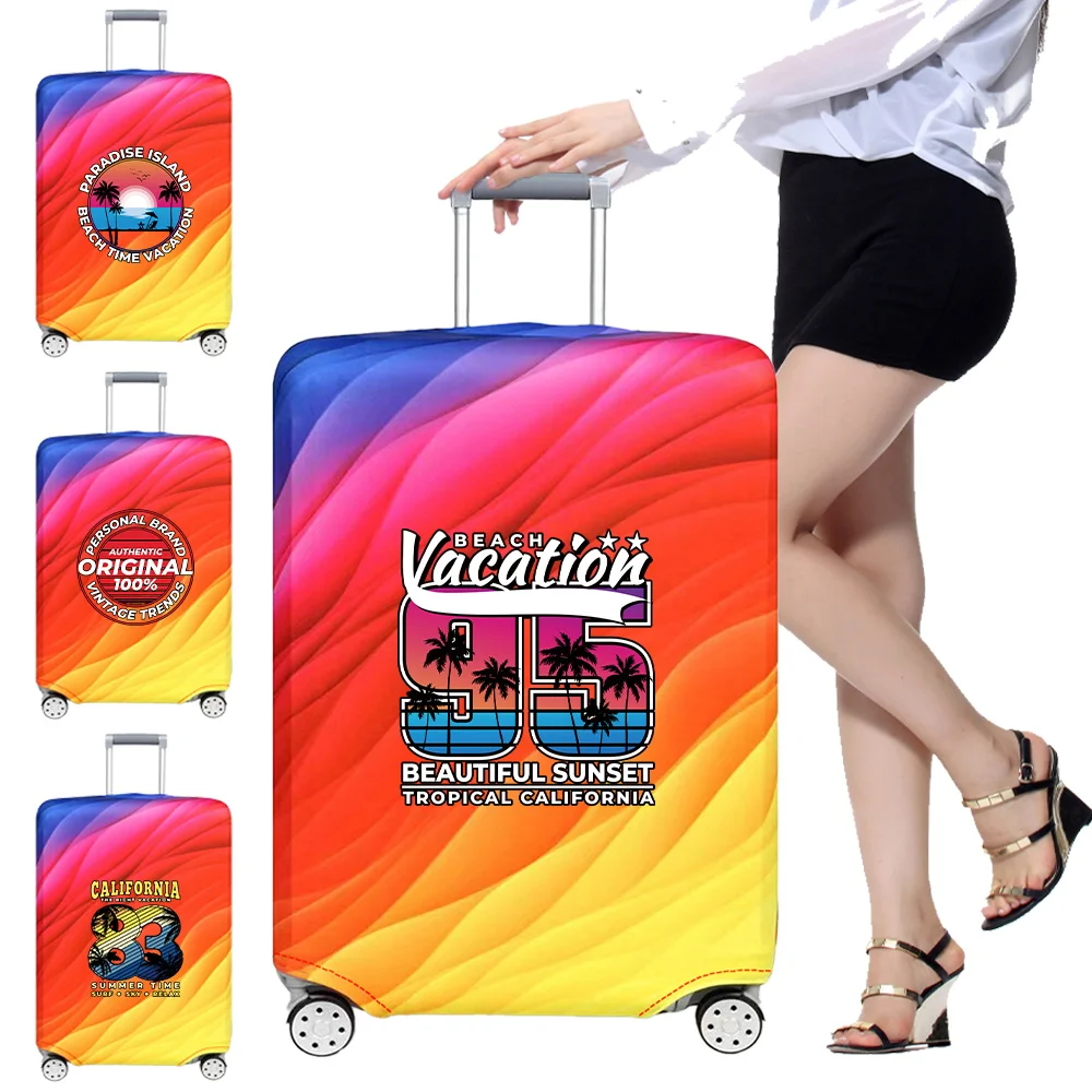 Luggage Cover Stretch Fabric Suitcase Protector Case Holiday Series Pull Rod Baggage Dust Case Covers for18-32 Inch Suitcase
Luggage Cover Stretch Fabric Suitcase Protector Case Holiday Series Pull Rod Baggage Dust Case Covers for18-32 Inch Suitcase