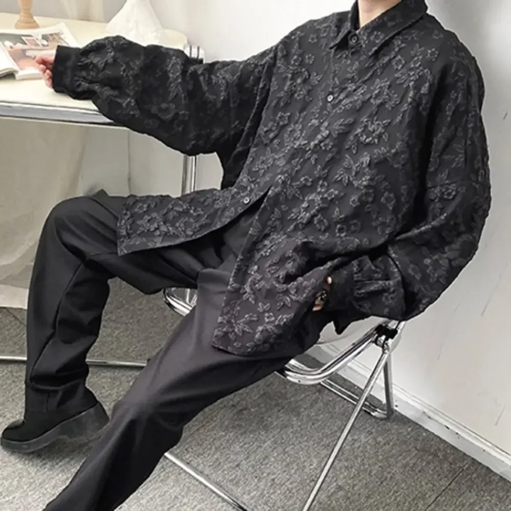 Fashionable Loose Fit Mens Shirt with Distinctive Jacquard Pattern Ideal for Everyday Style in Spring and Autumn
Fashionable Loose Fit Mens Shirt with Distinctive Jacquard Pattern Ideal for Everyday Style in Spring and Autumn