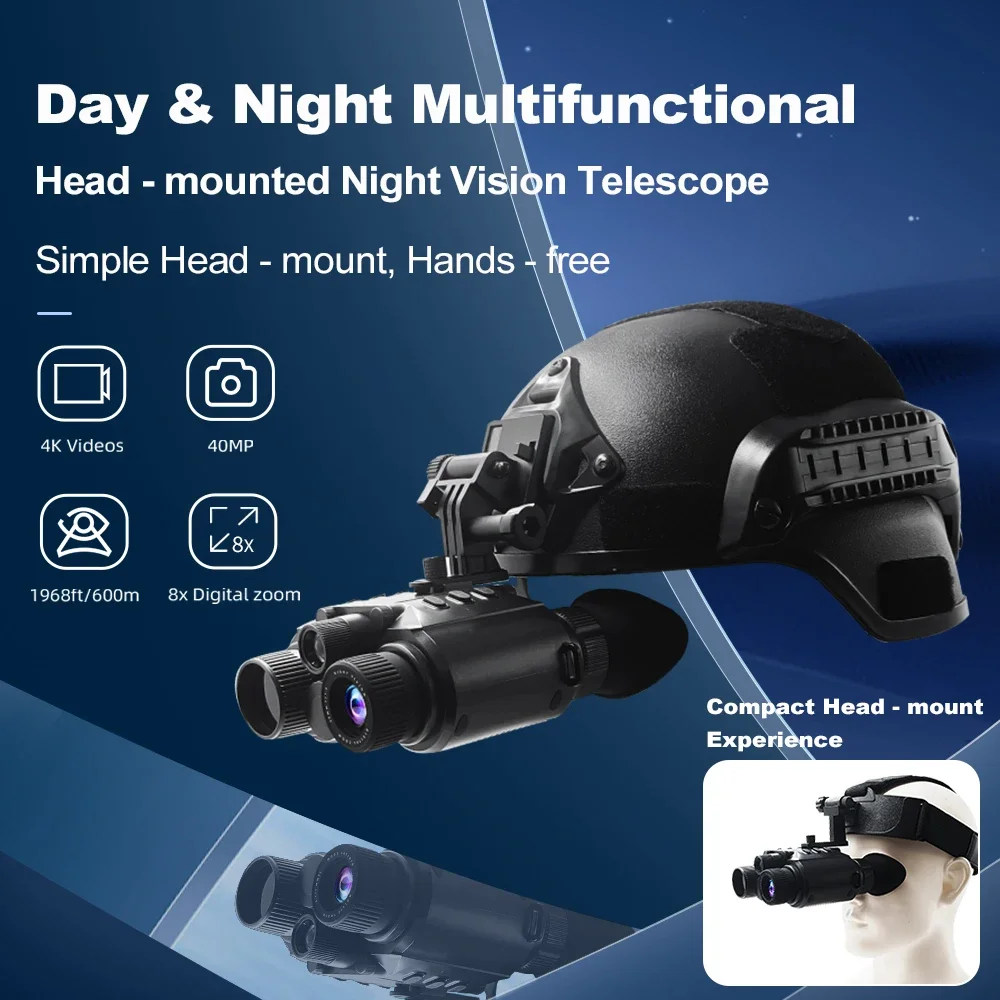 Night Vision BinocularsUsed for Hunting Night Vision Goggles Adult Infrared Fishing Forest Fire Home Safety Laser Distance Meter
Night Vision BinocularsUsed for Hunting Night Vision Goggles Adult Infrared Fishing Forest Fire Home Safety Laser Distance Meter