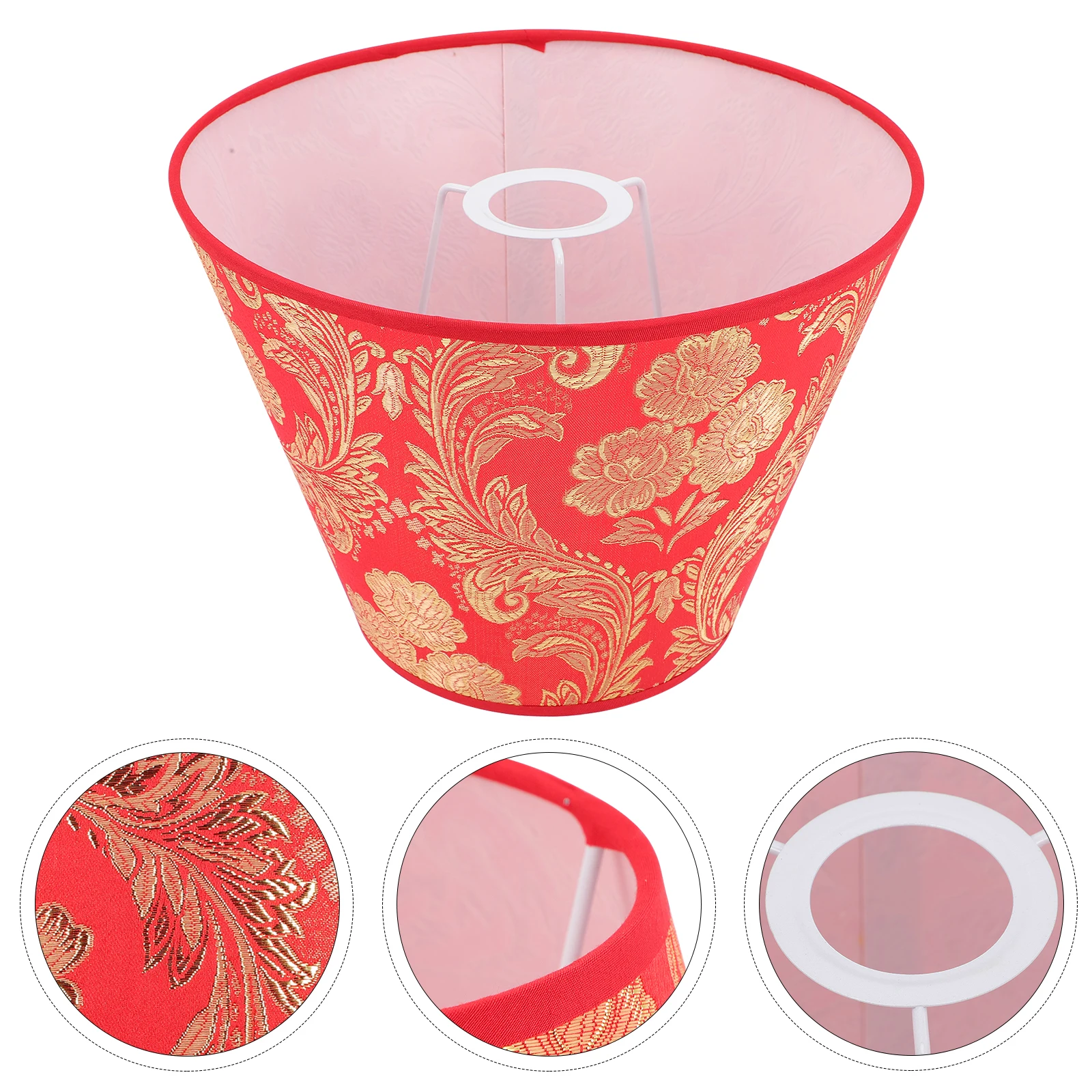 Floral Printed Cloth Lampshade Decorative Table Lamp Shade Soft Light Cover for Bedroom Living Room Fabric Lamp Shade
Floral Printed Cloth Lampshade Decorative Table Lamp Shade Soft Light Cover for Bedroom Living Room Fabric Lamp Shade