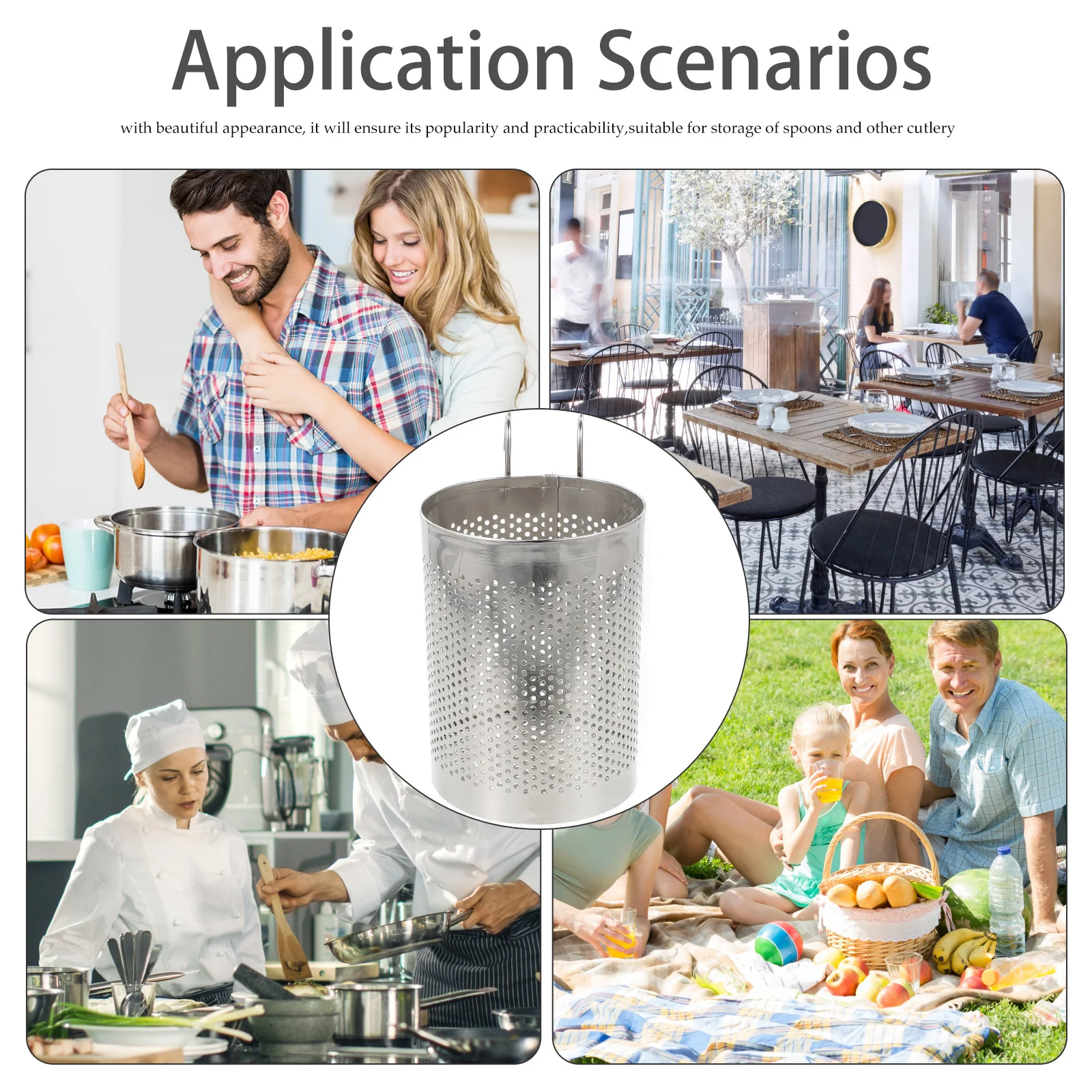 Stainless Steel Chopstick Holder 2PCS Cutlery Drying Rack Hanging Mesh Design Modern Kitchen Utensil Container Metal 
Stainless Steel Chopstick Holder 2PCS Cutlery Drying Rack Hanging Mesh Design Modern Kitchen Utensil Container Metal