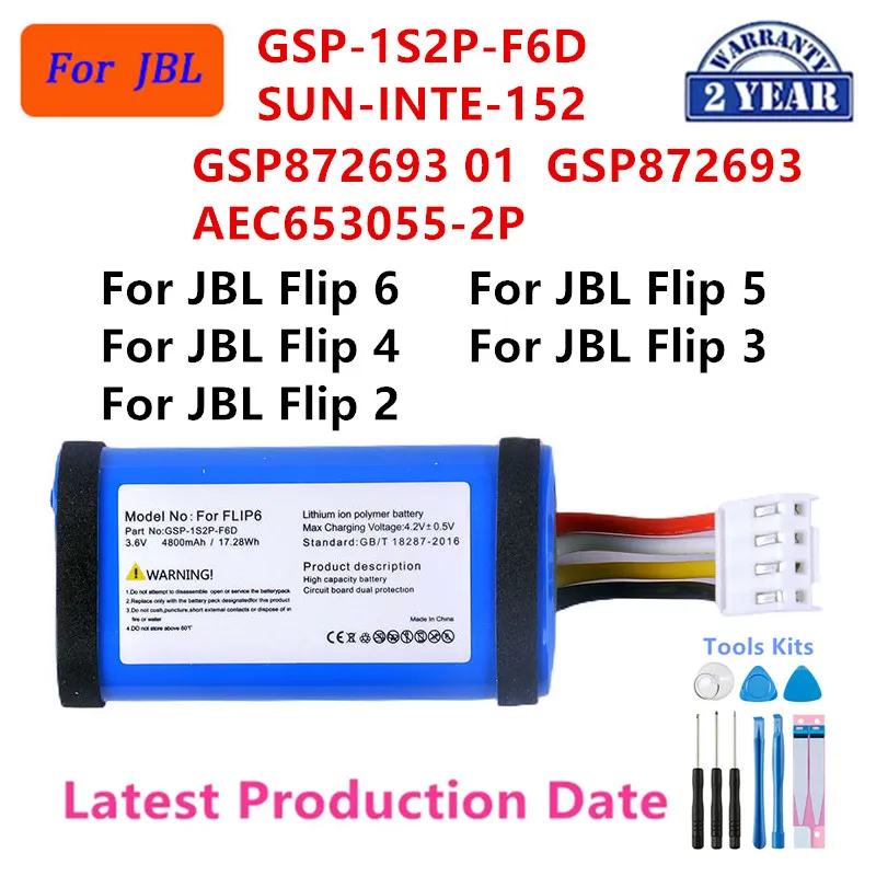 Оригинальная новая замена аккумулятора для JBL Flip 6/Flip6/Flip 5/Flip 4 Flip 4/Flip 3/Flip 2, сменная батарея для динамика.
Оригинальная новая замена аккумулятора для JBL Flip 6/Flip6/Flip 5/Flip 4 Flip 4/Flip 3/Flip 2, сменная батарея для динамика.
