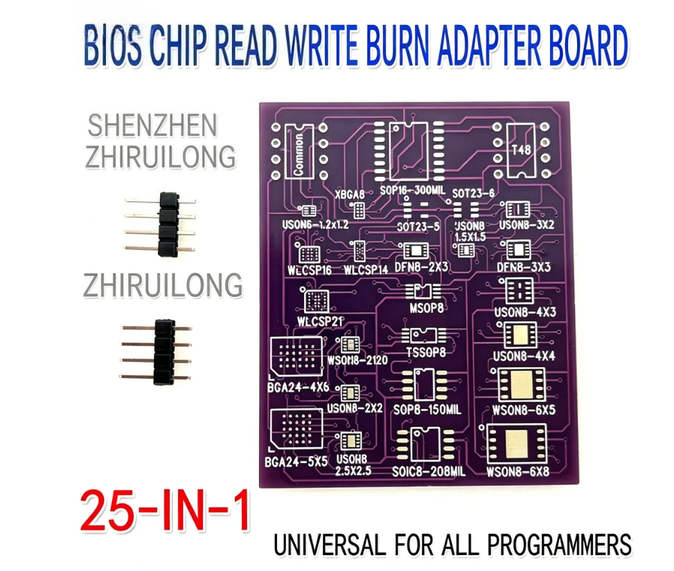 Programming Socket Read/Write Socket Chip BIOS Read/Write Adapter Board WSON8 QFN8 Testing 4x4 ROM Errom
Programming Socket Read/Write Socket Chip BIOS Read/Write Adapter Board WSON8 QFN8 Testing 4x4 ROM Errom