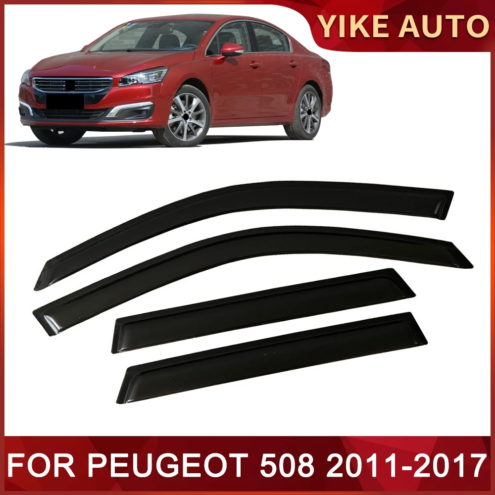 Window Visor for PEUGEOT 508 2011-2017 Weathershied Door Visor Wind Sun Rain Guards Side Window Wind Deflectors Auto
Window Visor for PEUGEOT 508 2011-2017 Weathershied Door Visor Wind Sun Rain Guards Side Window Wind Deflectors Auto