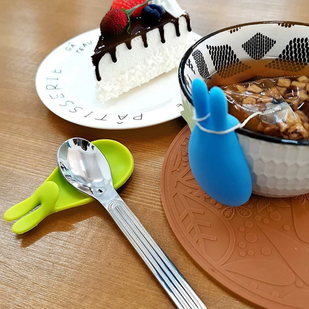5pcs Tea Infuser Hanger Rabbit Shape Spoon Rest Wear Resistant Tea Bag Holder Glass Identifier Home Supplies Kitchen Bar
5pcs Tea Infuser Hanger Rabbit Shape Spoon Rest Wear Resistant Tea Bag Holder Glass Identifier Home Supplies Kitchen Bar