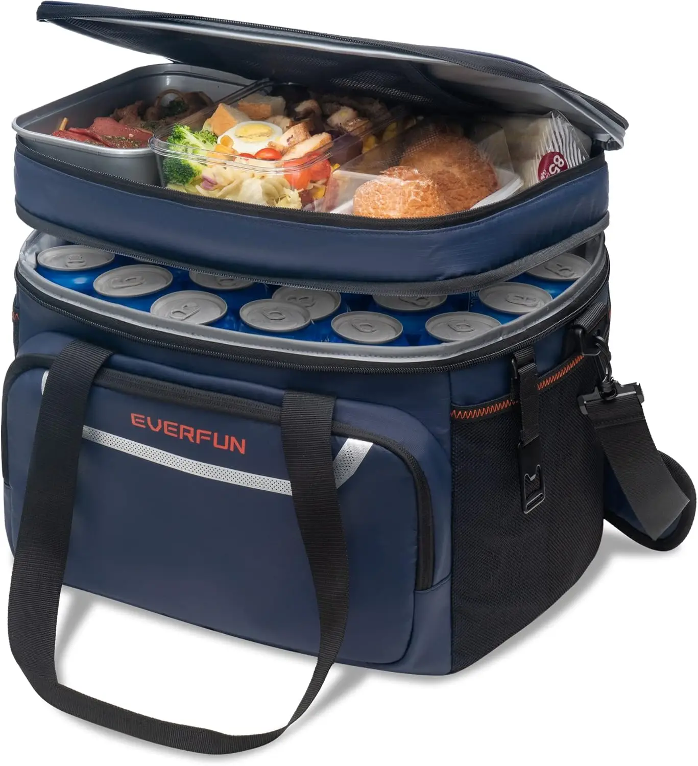 Insulated Cooler Bag 24/48 Can Double Deck Soft Leak-Proof Waterproof Collapsible Lunch Box for Travel Picnic Beach Work
Insulated Cooler Bag 24/48 Can Double Deck Soft Leak-Proof Waterproof Collapsible Lunch Box for Travel Picnic Beach Work